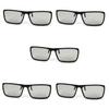 Othmro 10Pcs Durable 3D Style Glasses 3D Viewing Glasses 3D Movie Game Glasses Polarization 3D Glasses Plastic Frame Black Resin Lens for 3D TV Cinema Films DVD Viewing Home Movies view 1