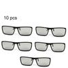 Othmro 10Pcs Durable 3D Style Glasses 3D Viewing Glasses 3D Movie Game Glasses Polarization 3D Glasses Plastic Frame Black Resin Lens for 3D TV Cinema Films DVD Viewing Home Movies view 2