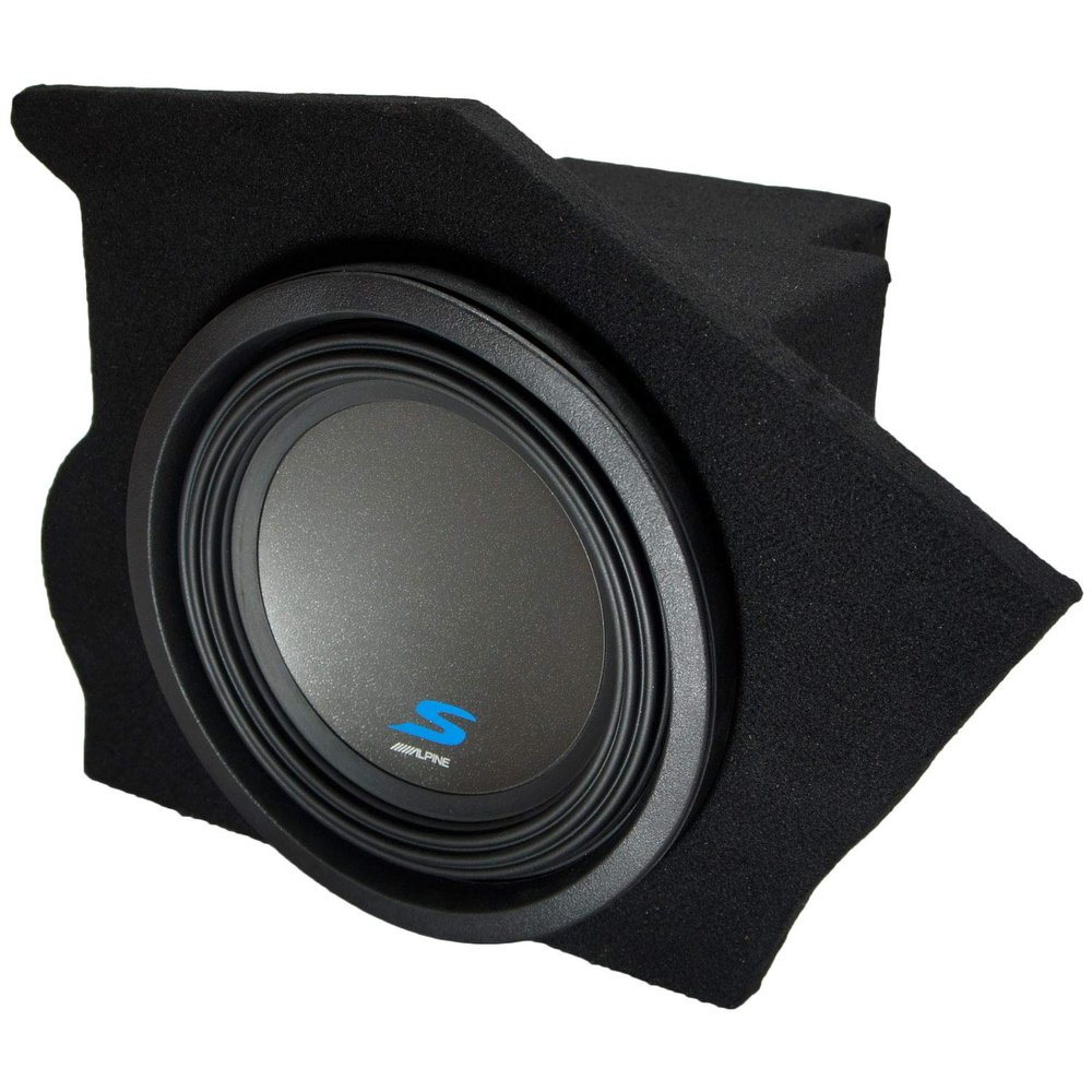 American Sound Connection Compatible with 1993-2002 Chevy Camaro Coupe Driver Side 10" Alpine S-W10D4 Type S Car Audio Subwoofer Custom Sub Box Enclosure