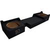 American Sound Connection Bundle Compatible with Ford Super Crew Truck 2004-2008 Alpine SWT-10S4 Car Audio Subwoofers Dual 10" Custom Sub Box Enclosure Package view 2