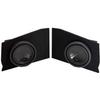 2010-2015 Chevy Camaro Coupe Rear Side Alpine SWT-10S4 Dual 10" Sub Box Enclosure - Final 2 Ohm view 1