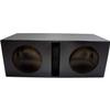 American Sound Connection Universal Car Stereo Rhino Coated Ported Dual 10" Alpine R-W10D2 Type R Car Audio Subwoofers Custom Sub Box Enclosure Package view 3