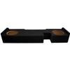 American Sound Connection ASC FORD03EX2X10 Compatible with Ford F150 2000-2003 Super Cab Truck Custom Dual 10" Sub Box Enclosure and S-W10D2 Car Audio Type S Series Dual 2 Ohm 1200W Peak 10" Subwoofer view 3
