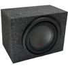 American Sound Connection Universal Car Stereo Rearfire Sealed Single 10" Alpine R-W10D4 Type R Car Audio Subwoofer Custom Sub Box Enclosure Package view 1