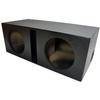 American Sound Connection Universal Car Stereo Rhino Coated Ported Dual 10" Alpine S-W10D2 Type S Car Audio Subwoofers Custom Sub Box Enclosure Package view 4