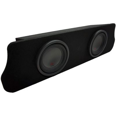 American Sound Connection - Compatible with 1994-2004 Ford Mustang Coupe Alpine R-W10D2 Type R Car Audio Subwoofers Dual 10" Custom Sub Box Enclosure Package New