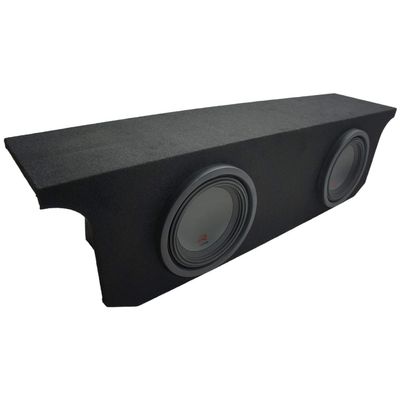 American Sound Connection Compatible with Jeep Wrangler JK Unlimited 2007-2018 Alpine R-W10D2 Type R Car Audio Subwoofers Custom Dual 10" Sub Box Enclosure Package
