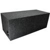 American Sound Connection Universal Car Stereo Paintable Ported Dual 10" Alpine R-W10D2 Type R Car Audio Subwoofers Custom Sub Box Enclosure Package New view 4