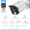 Amcrest UltraHD 4K (8MP) IP PoE AI Camera, FOV 129, 49ft Color Nightvision, Security Outdoor Bullet Camera, Human & Vehicle Detection, Active Deterrent, 4K @15fps, IP8M-2796EW-AI (White) view 2