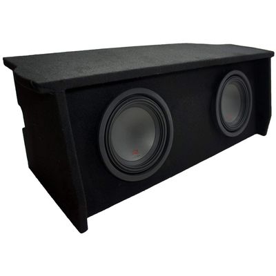 American Sound Connection Bundle Compatible with Jeep Wrangler 2 Door 2007-2018 Dual 10" Alpine R-W10D2 Type R Car Audio Subwoofers Custom Sub Box Enclosure Package