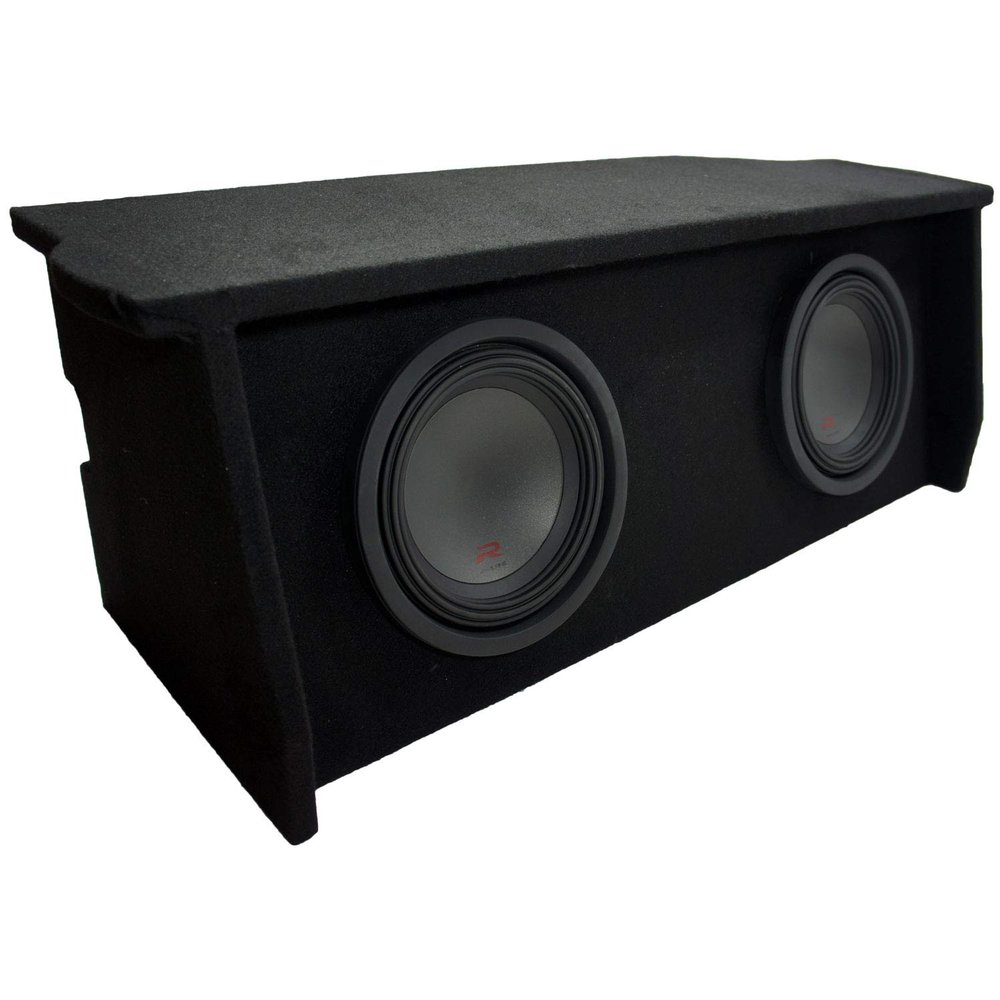 American Sound Connection Bundle Compatible with Jeep Wrangler 2 Door 2007-2018 Dual 10" Alpine R-W10D2 Type R Car Audio Subwoofers Custom Sub Box Enclosure Package