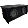 American Sound Connection Bundle Compatible with Jeep Wrangler 2 Door 2007-2018 Dual 10" Alpine R-W10D2 Type R Car Audio Subwoofers Custom Sub Box Enclosure Package view 1