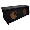 American Sound Connection Bundle Compatible with Jeep Wrangler 2 Door 2007-2018 Dual 10" Alpine R-W10D2 Type R Car Audio Subwoofers Custom Sub Box Enclosure Package view 3