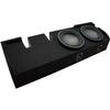 American Sound Connection Bundle Compatible with Ford F-150 Super Crew Truck 2001-2003 Alpine R-W10D2 Type R Subwoofers Custom Dual 10" Sub Box Enclosure Package view 1