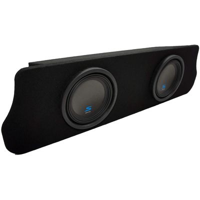 American Sound Connection Compatible with 1994 1995 1996 1997 1998 1999 2000 2001 2002 2003 2004 Ford Mustang Coupe Alpine S-W10D2 Type S Car Audio Subwoofers Dual 10 Custom Sub Box Enclosure Package