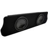 American Sound Connection Bundle with Alpine SWT-10S4 Car Audio Subwoofers Dual 10" Custom Sub Box Enclosure Compatible with Ford Mustang Coupe 1994-2004 view 1