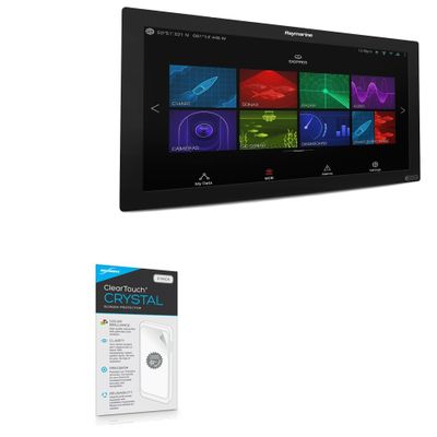 BoxWave Screen Protector Compatible with Raymarine Axiom XL 22 - ClearTouch Crystal (2-Pack), HD Film Skin - Shields from Scratches