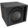 American Sound Connection Universal Car Stereo Slotted S Port Single 10" Alpine R-W10D4 Type R Car Audio Subwoofer Custom Sub Box Enclosure Package New view 1