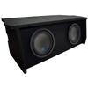 American Sound Connection Compatible with Jeep Wrangler 2 Door 2007-2018 Dual 10" Alpine S-W10D2 Type S Car Audio Subwoofers Custom Sub Box Enclosure Package view 1