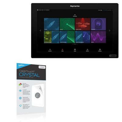 BoxWave Screen Protector Compatible with Raymarine Axiom XL 16 - ClearTouch Crystal (2-Pack), HD Film Skin - Shields from Scratches