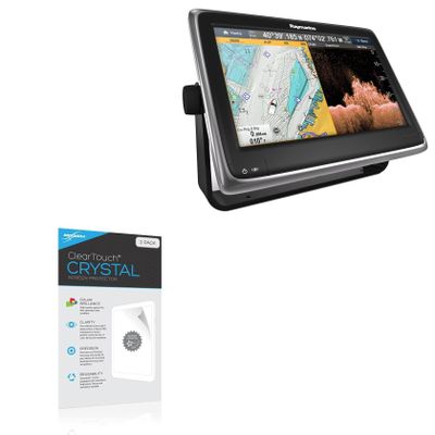 BoxWave Screen Protector Compatible with Raymarine a128 - ClearTouch Crystal (2-Pack), HD Film Skin - Shields from Scratches