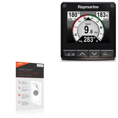BoxWave Screen Protector Compatible with Raymarine i70s - ClearTouch Anti-Glare (2-Pack), Anti-Fingerprint Matte Film Skin