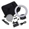Fotodiox Selfie Starlite Mini Vlog Light w/Tabletop Tripod - 12in Bi-Color Dimmable LED Ring Light for Portrait, Photography, Makeup, YouTube, Live Streaming Video and More view 2