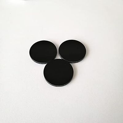 1pcs 25x2.0mm 340nm UV Pass Filter ZWB1 UG11 U-340 for 302nm 312nm Ultraviolet Bandpass Black Glass Visible Light Cut