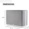 Denon Home 350 Home Stereo Wireless Speaker (White), Bluetooth Wireless, 0.75" Tweeters, 6.5" Woofers, HEOS Built-in, AirPlay 2, Multi-Room Streaming, Simple Setup view 2