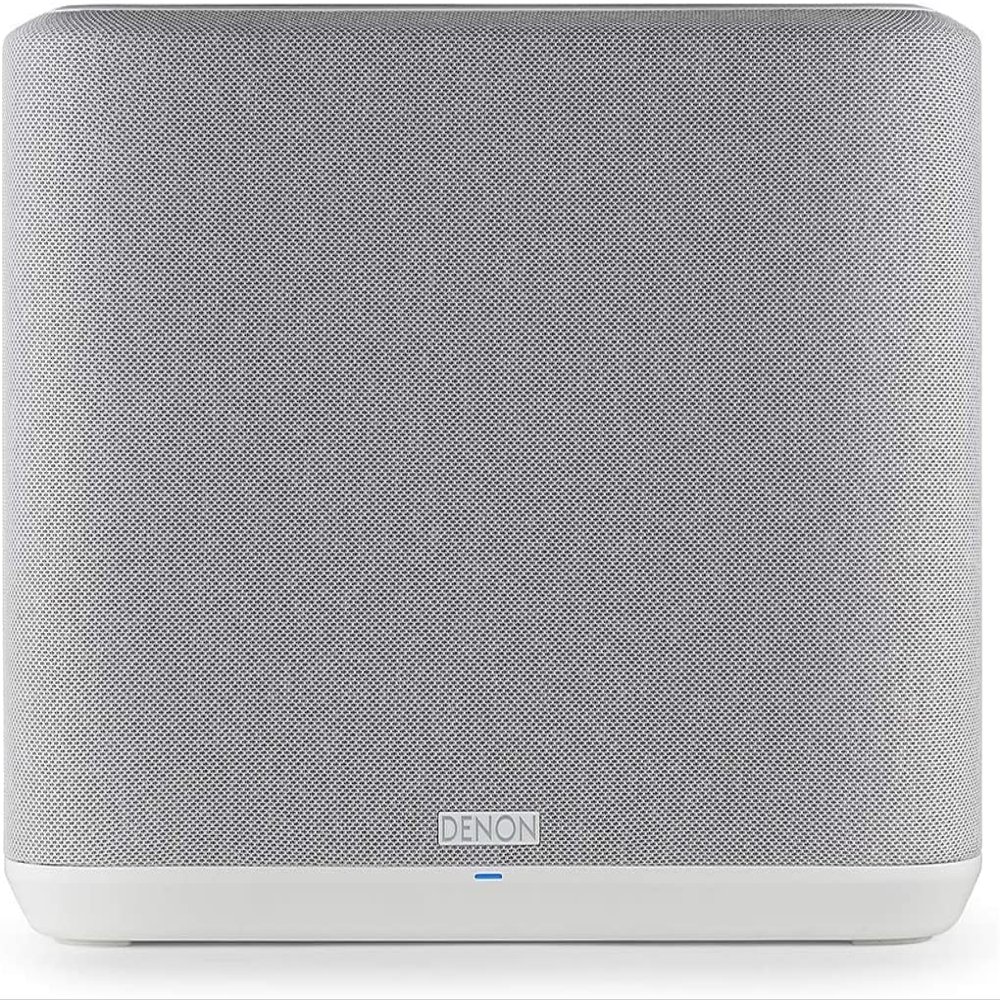 Denon Home 250 Wireless Smart Speaker (White), Bluetooth Wireless, 0.75" Tweeters, 4" Bass Drivers, HEOS Built-in, AirPlay 2, Multi-Room Streaming, Simple Setup, Mid-Size Design