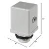 Tork NSI Industries TORK ZS124 Electronic Photocontrol - Swivel - Advanced LongLife ZeroCross - Instant Response - 8A LED Rated - 105-305V view 2