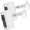 2Pack Camera Wall Mount Compatible with R-ing Stick Up Cam Battery/Outdoor Cam Plus/Pro/Plug-in/Indoor Cam (1st Gen), 360 Degree Adjustable Mounting Bracket for Outdoor Indoor Camera view 1