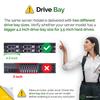 WORKDONE 3.5 inch Hard Drive Caddy Tray - Compatible for Dell PowerEdge Selected 13th-11th Gen. Servers - SAS SATA HDD Adapter Sled - Easy Setup with Detailed Manual - Sled Front Sticker Labels view 2