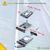 WORKDONE 3.5 inch Hard Drive Caddy Tray - Compatible for Dell PowerEdge Selected 13th-11th Gen. Servers - SAS SATA HDD Adapter Sled - Easy Setup with Detailed Manual - Sled Front Sticker Labels view 4