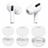 3 Pairs Compatible with AirPods Pro 1st 2nd Ear Tips Buds, Small Medium Large 3 Size Replacement Silicone Rubber Eartips Earbuds Gel Accessories Compatible with AirPods Pro 2 and 1st - S/M/L White view 1