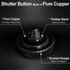 Camera Shutter Button (2 Pack/Black) Upscale and Delicate Soft Shutter Release Button view 4