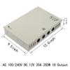 Aexit DC 12V 20A 240W 18 Channel Port Output CCTV Distributed Power Supply Box Key Lock for Security Camera (eb0120fb848f2d32e9fc69ae50133aa5) view 3