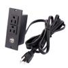 Aexit AC125V 15A US Plug 2 US Outlet 2 USB Ports Forniture Power Distribution Units (4674810e83207482cc8b464c3677e76d) view 1