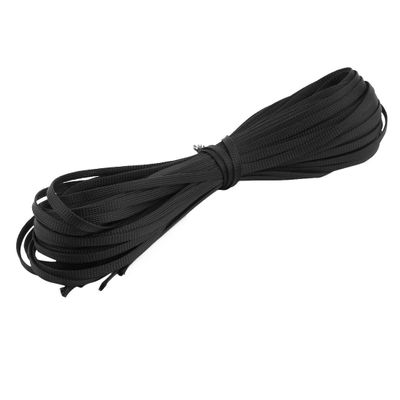 Aexit Nylon Mesh Conduit Flex Braided Expandable Sleeving Black 3 Meters x 8mm Wide 10pcs (d9fcd5044d0fa14f8fa14e259f9acd09)