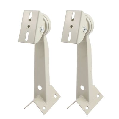 Aexit 2pcs Universal Wall Mount CCTV System Housing Iorn Mounting Bracket Gray 300mm Height (ff490a8c206c229f20f8f3f1c5dd56e7)