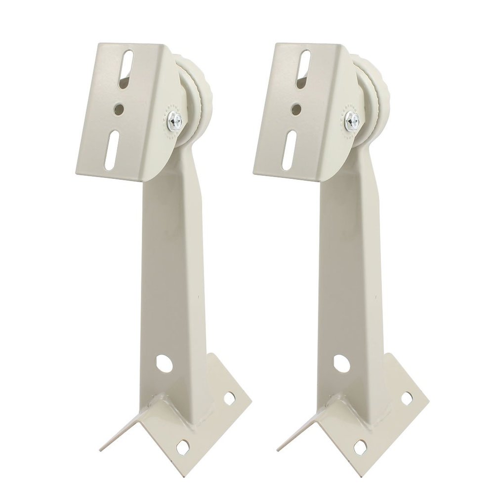 Aexit 2pcs Universal Wall Mount CCTV System Housing Iorn Mounting Bracket Gray 300mm Height (ff490a8c206c229f20f8f3f1c5dd56e7)