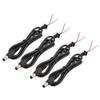 Aexit 4 Pcs 5.5x2.5mm DC Power Jack Male Cable Cord Wire Pigtail for CCTV Camera 100cm (5e45b63b2881ca91b5438d916912fe33) view 1