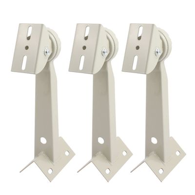 Aexit 3pcs Universal Wall Mount CCTV System Housing Iorn Mounting Bracket Gray 300mm Height (19da2cb30a8f3424f4ae10ea521f6b9c)
