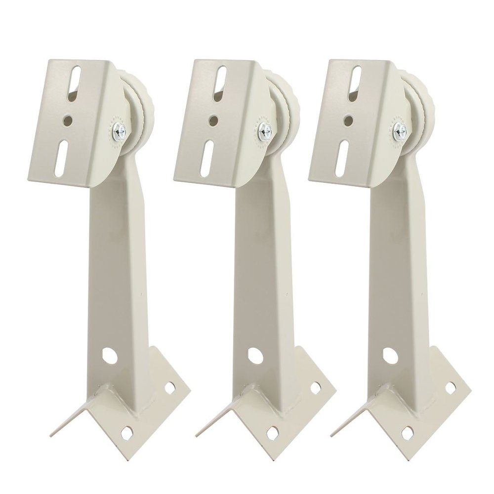 Aexit 3pcs Universal Wall Mount CCTV System Housing Iorn Mounting Bracket Gray 300mm Height (19da2cb30a8f3424f4ae10ea521f6b9c)