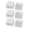Aexit 6Pcs 20mm x 20mm x 10mm Aluminum Heatsink Heat Diffuse Cooling Fin Silver Tone (431e36a00f18e6250af485bd1003e12e) view 1