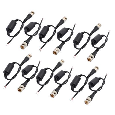 Aexit 6 Pairs NVL-602B CCTV Camera One Channel Passive CAT5 Transmitter Video Transceiver (472e2ec6a0df70e9dd8b1df07e4deea6)