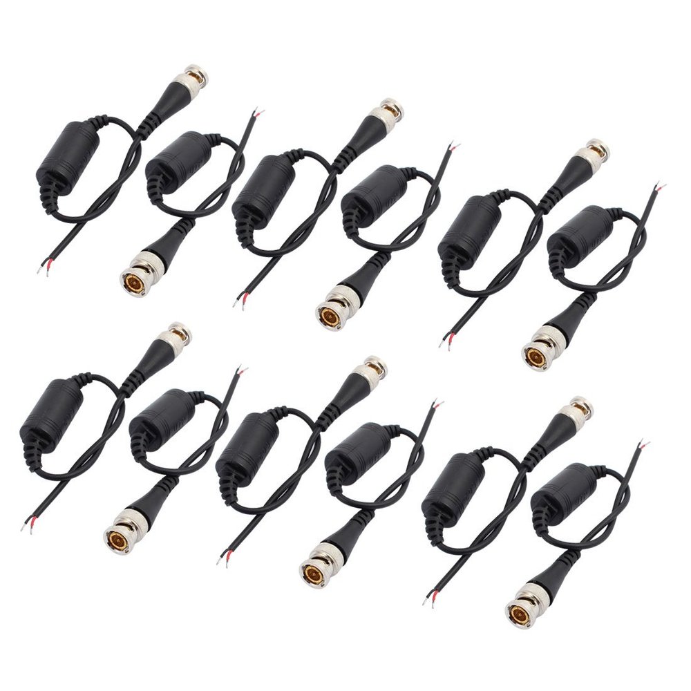 Aexit 6 Pairs NVL-602B CCTV Camera One Channel Passive CAT5 Transmitter Video Transceiver (472e2ec6a0df70e9dd8b1df07e4deea6)