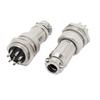 Aexit 2 Pcs 8 Pin 16mm Male and Female Metal Aviation Socket Connector (b34bd616371324431bfe55c92efec0a5) view 1