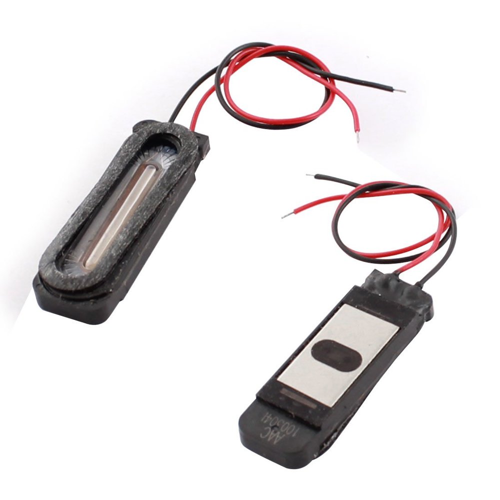 Aexit 2 Pcs 2-Wire Connect Rectangle Magnet Type Tablet PC Speaker Loudspeaker 1Watt 8 Ohm 28mm x 9mm x 4mm (b6a0330cc26635201fb2040705424319)