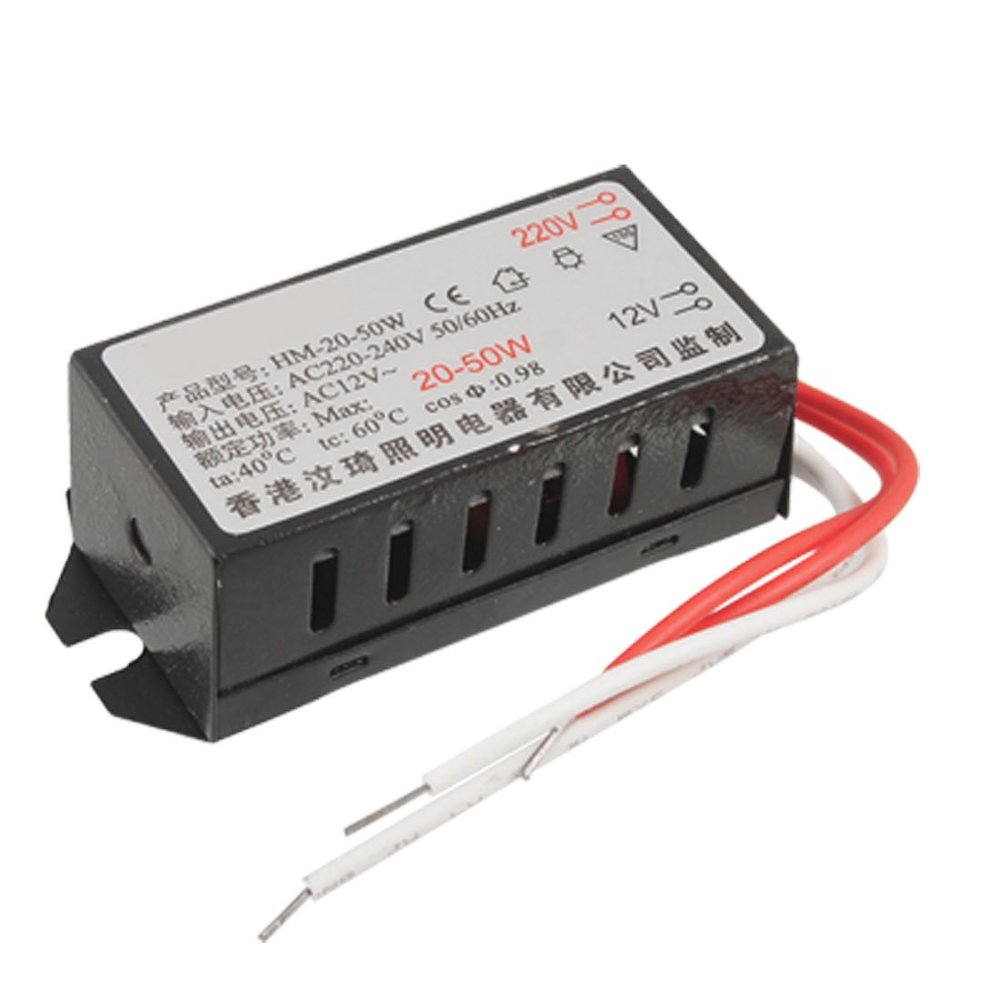 Aexit AC 12V Output Voltage 50/60Hz Electronic Transformer Converter 50W (828998ef49563233b88ddb497edd4123)